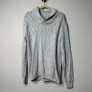 CHAPS Light Grey Knit Sweater Men's Large